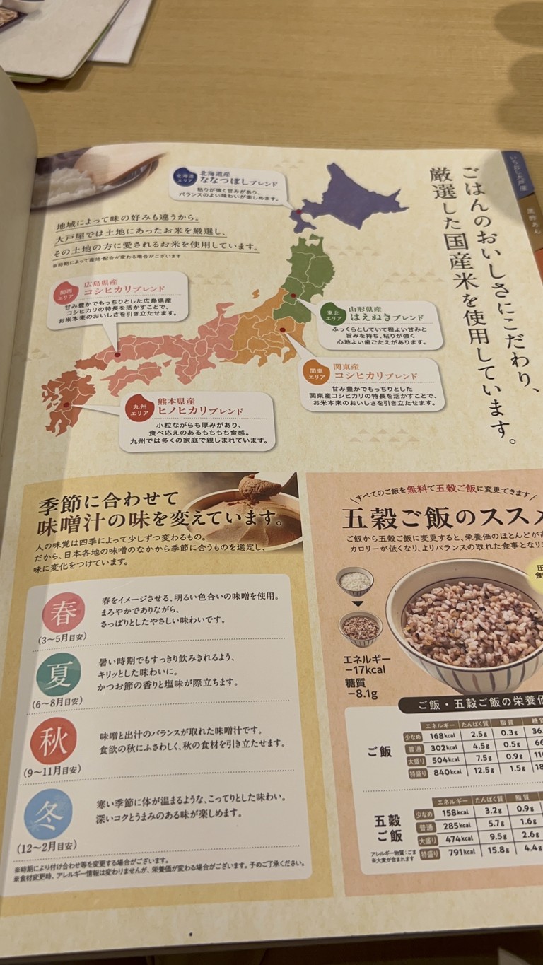 Ootoya menu 1