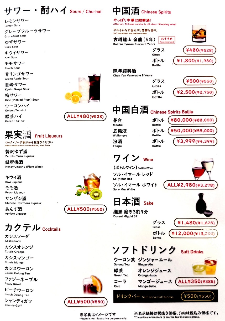 Shinbasei menu 5