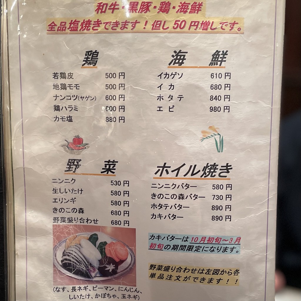 Yakiniku Yamada menu 2