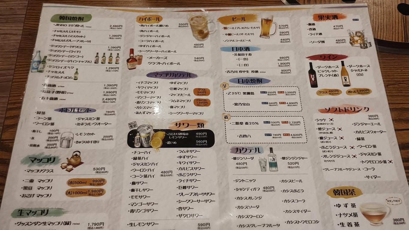 Korean Food Assortment menu 7
