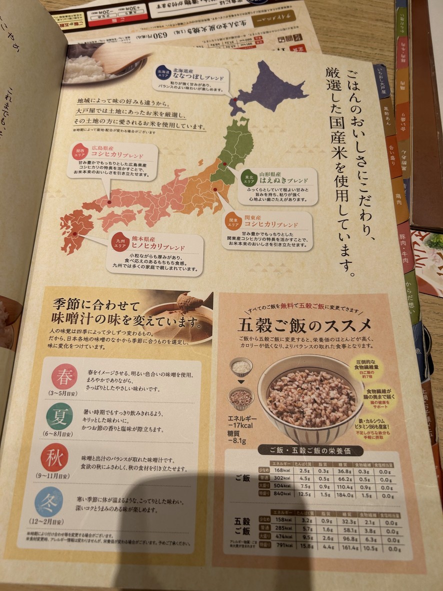 Ootoya menu 3