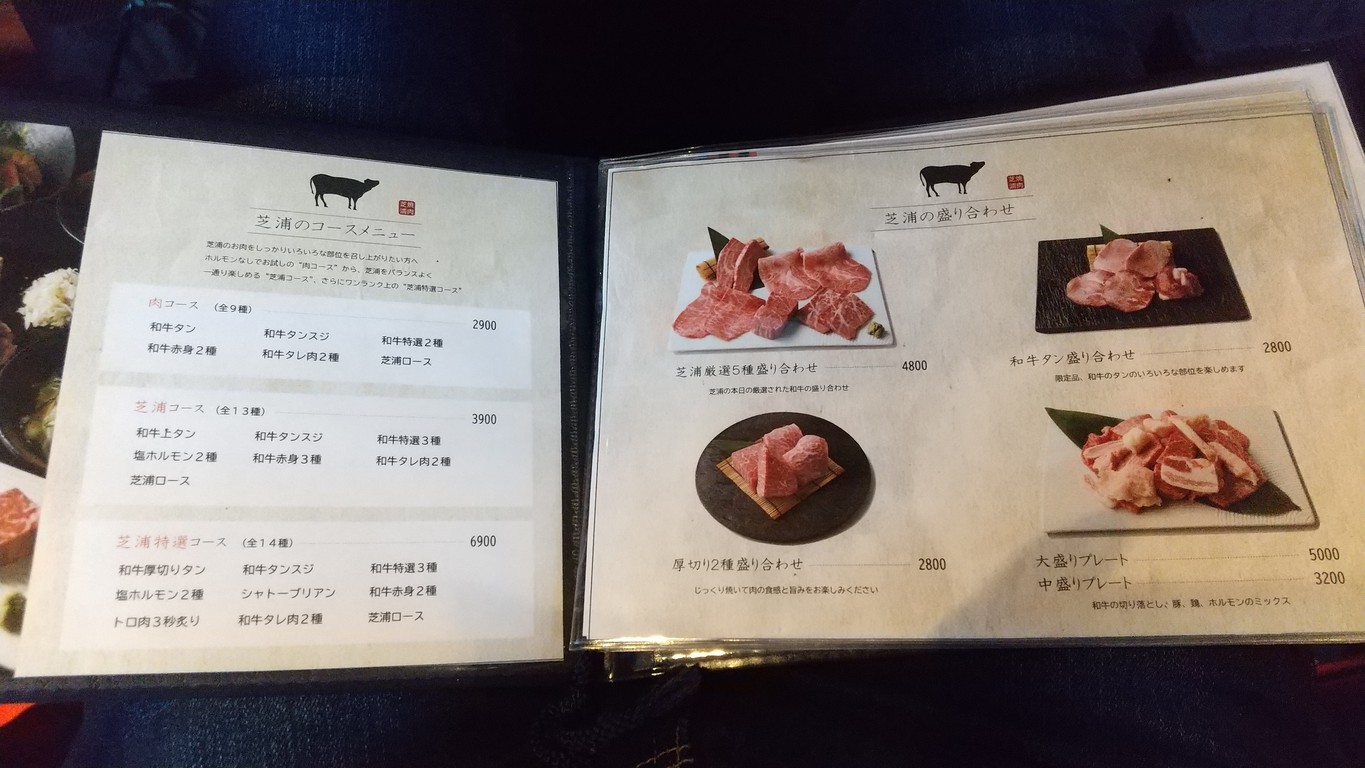 Shibaura menu 3