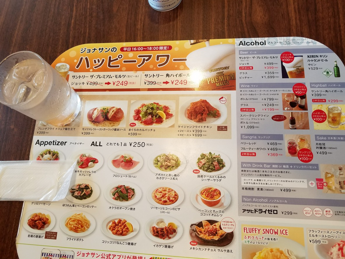 Jonathan Shimo Station Branch menu 5