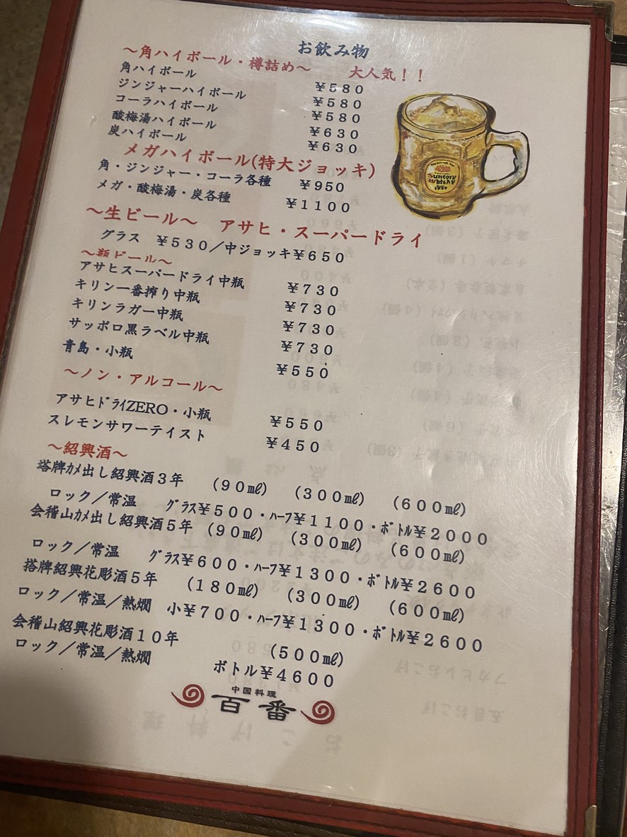 Hyakuban Togoshiginza Shop menu 4