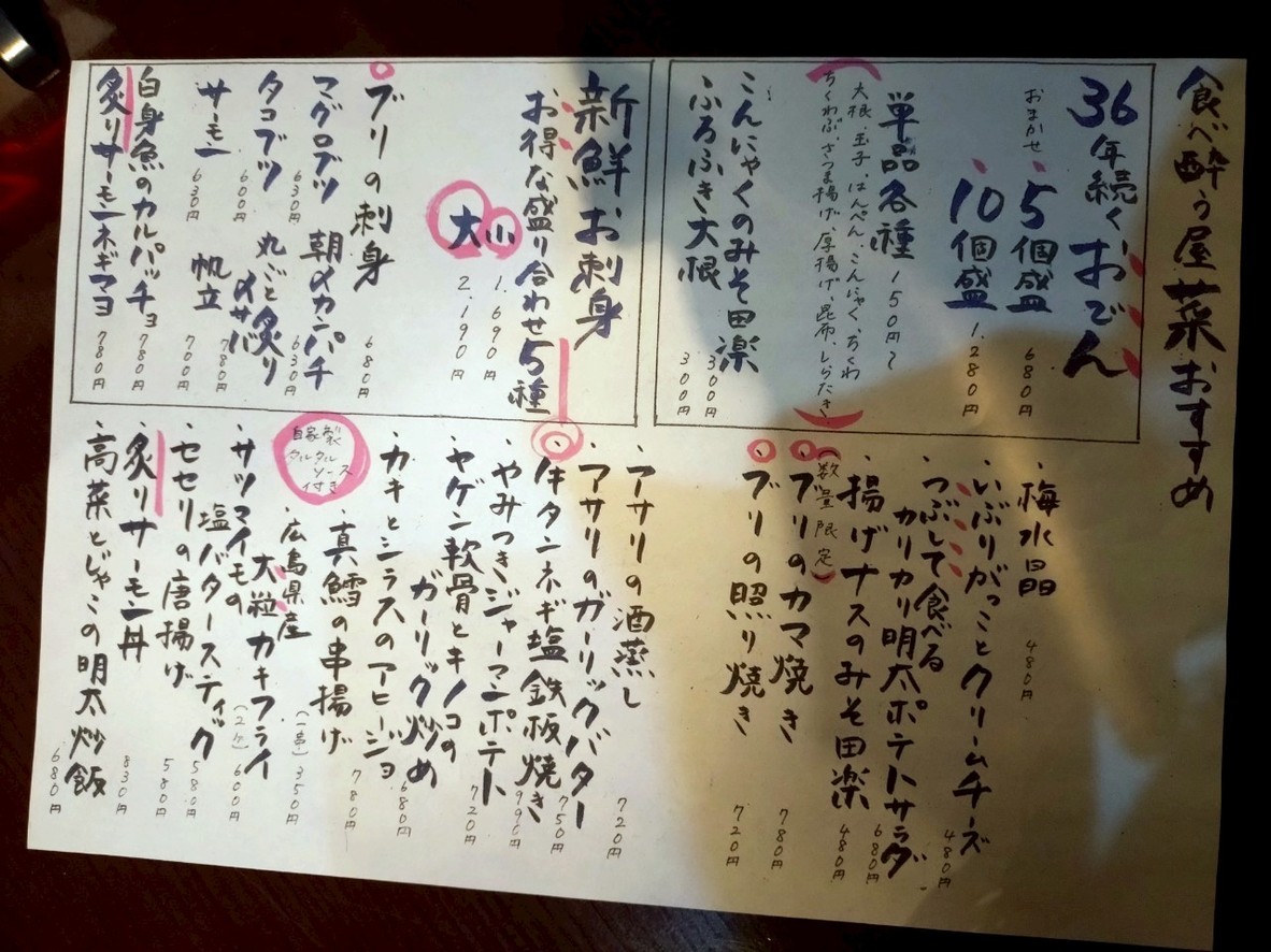 Tabeuyoya Sai Mizokuchi Habitaciones Privadas menu 2