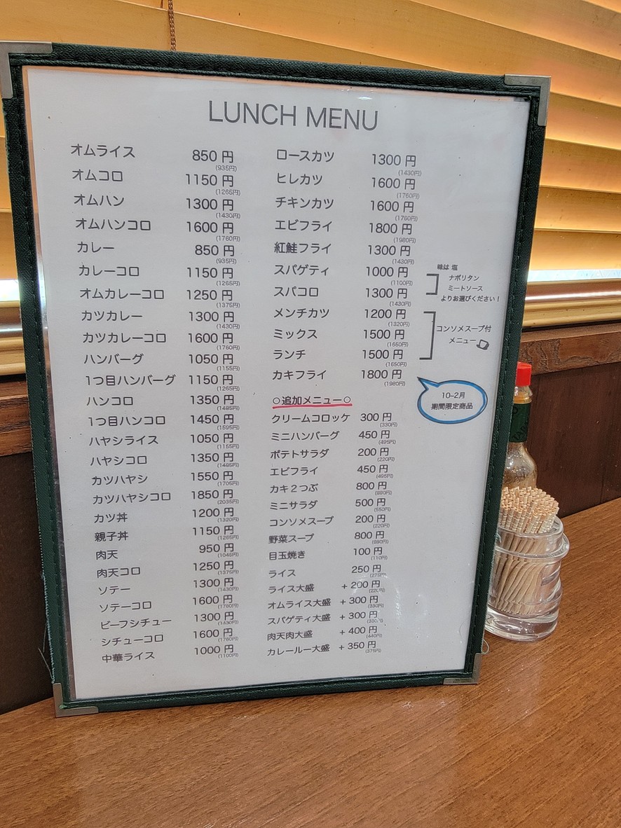 Kikuya Restaurant menu 2