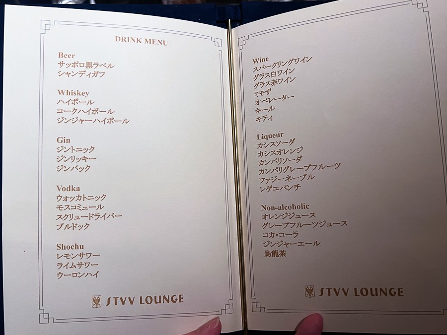 STVV LOUNGE menu 1