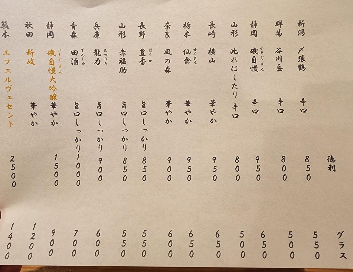 Arata menu 4