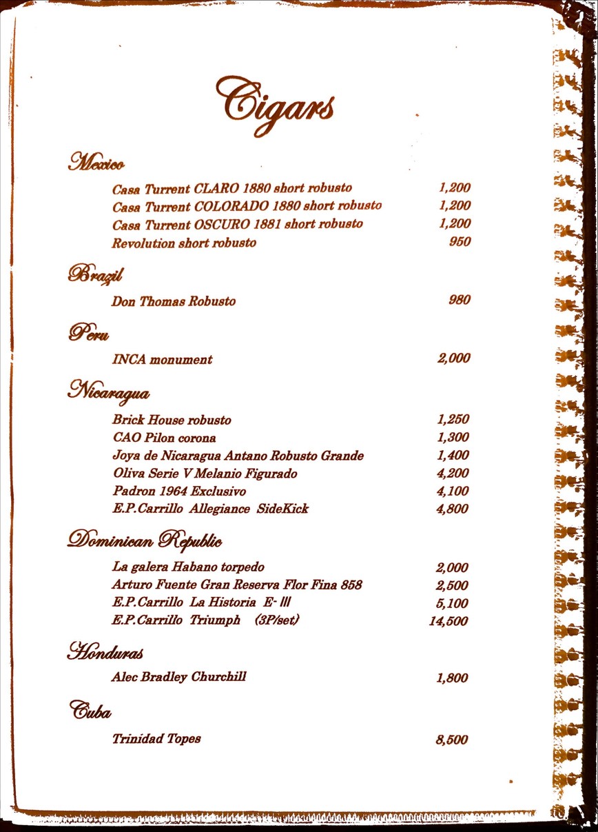 AGAVE menu 4