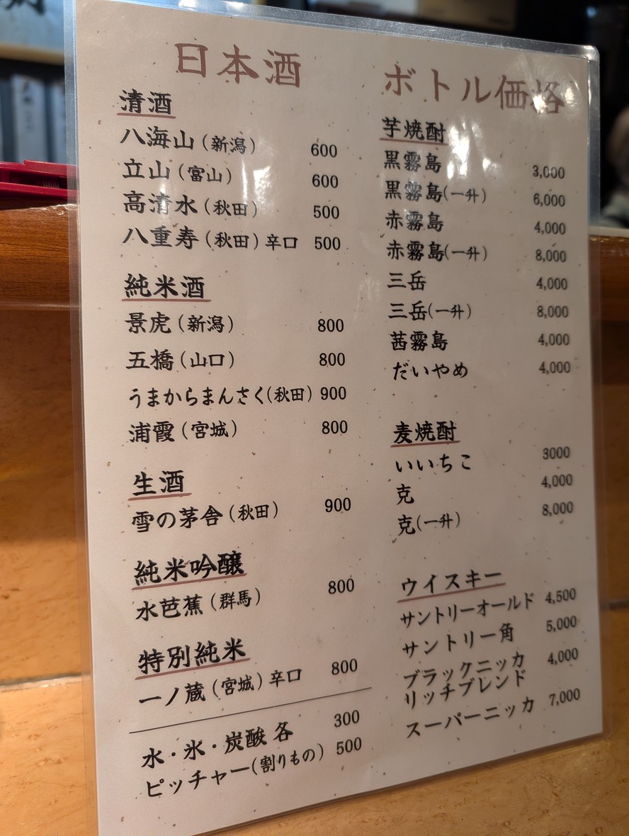 Izakaya Mitsuru menu 4
