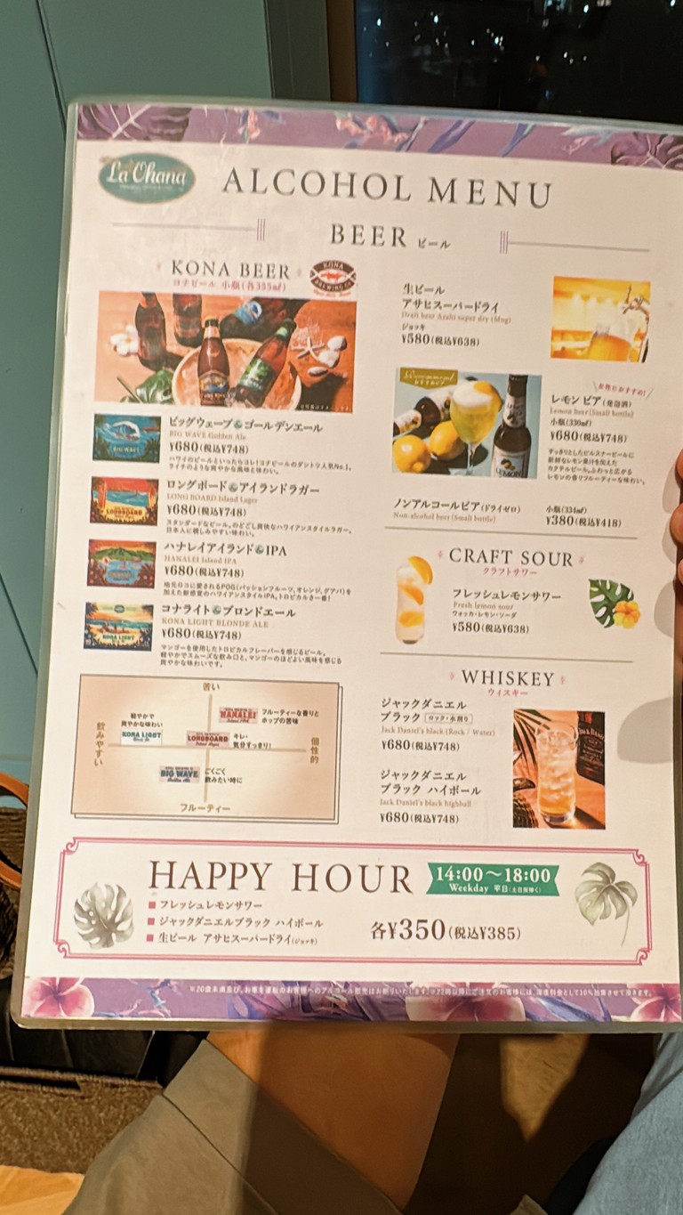 La Ohana menu 6