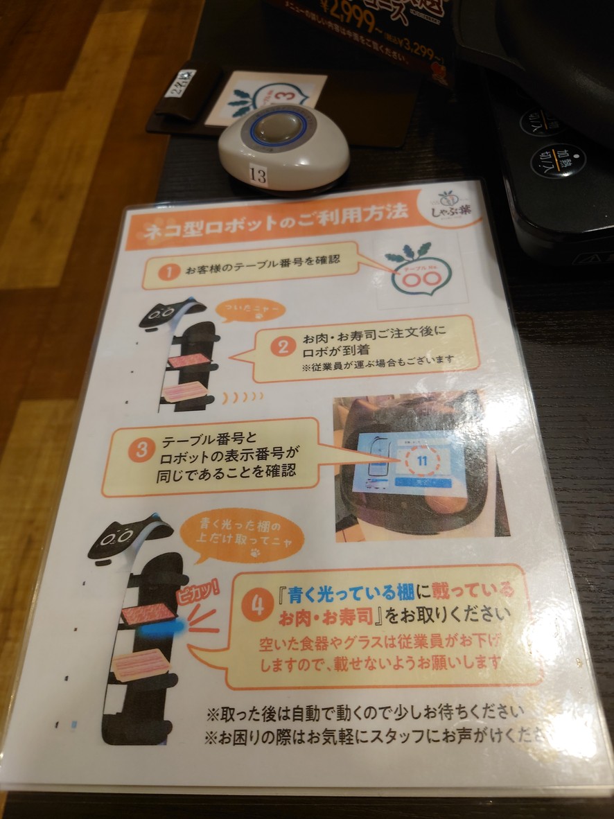Shabuyo Jiyugaoka menu 1
