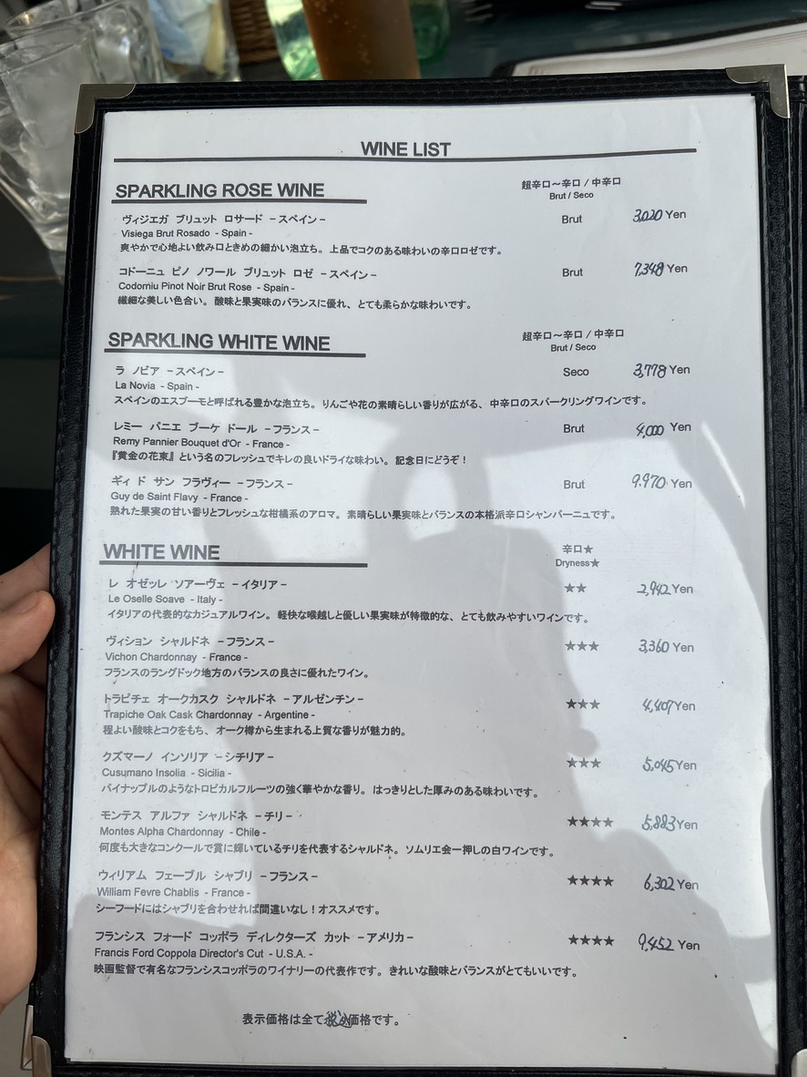 Tarlum Bianco Odaiba menu 6
