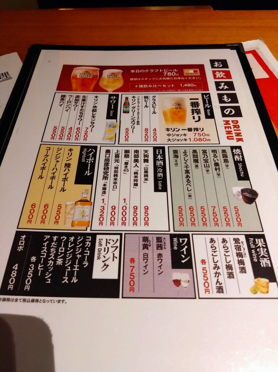 Chanko Edosawa Annex menu 5