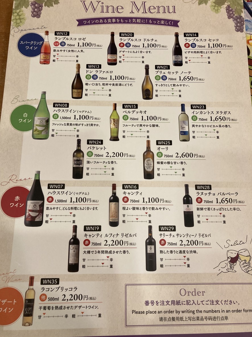 Saizeriya menu 8