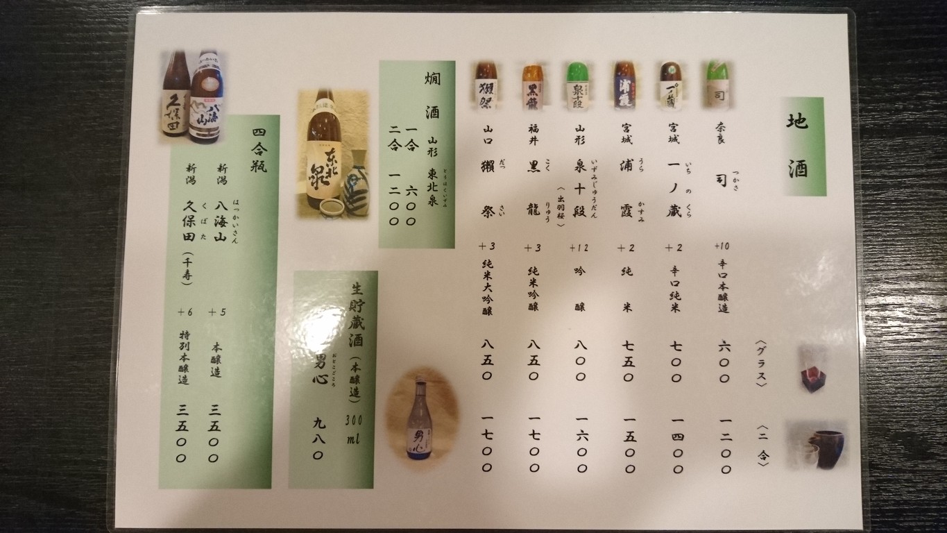 Tsukasa menu 5