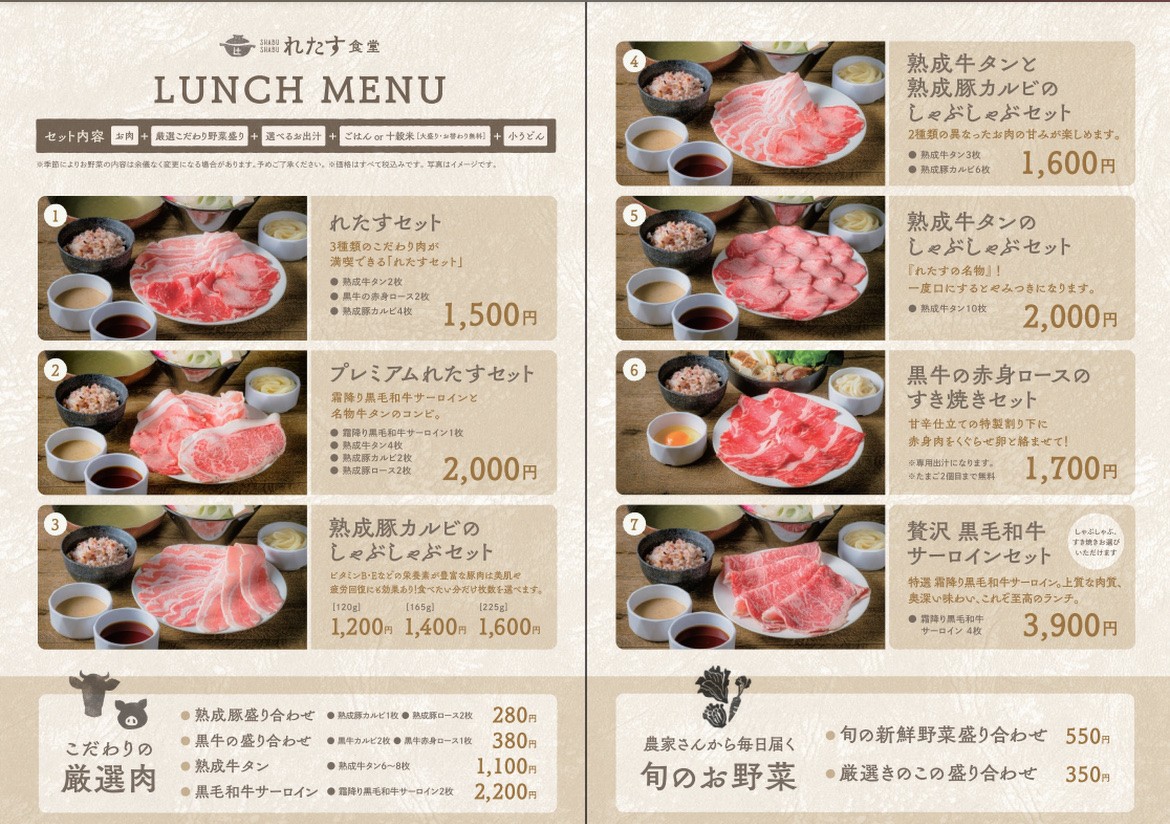 Shabu Shabu Let Us Naka-Meguro menu 6