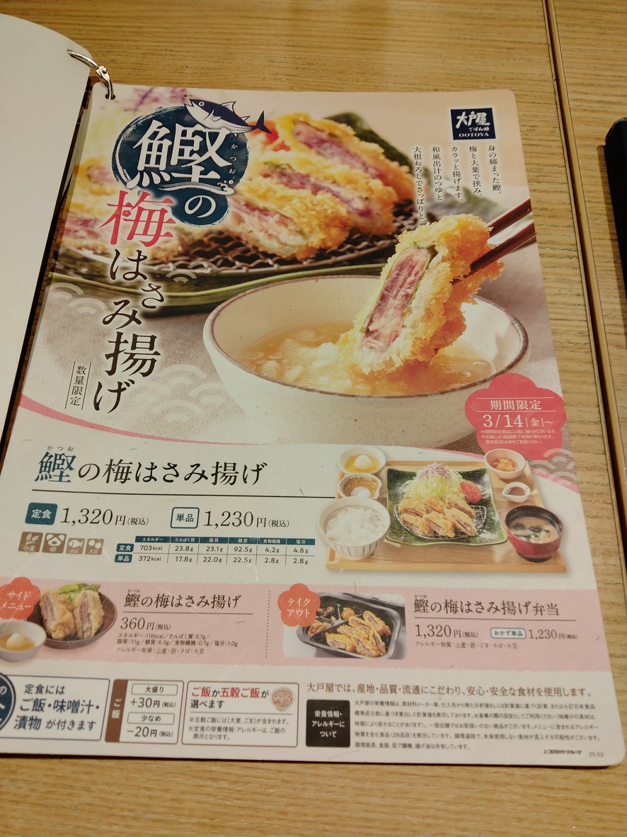 Ootoya Ginza menu 7