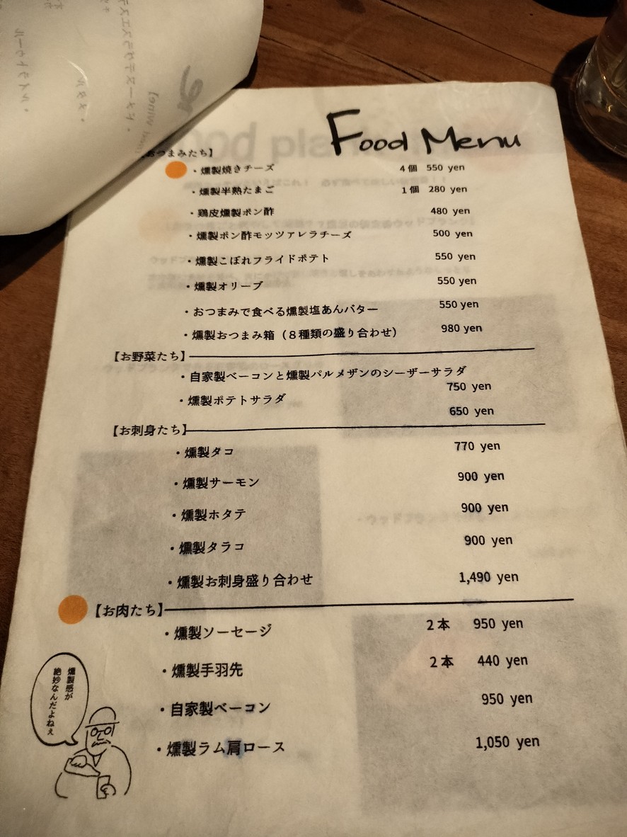 Kunsei Kitchen Oimachi menu 2