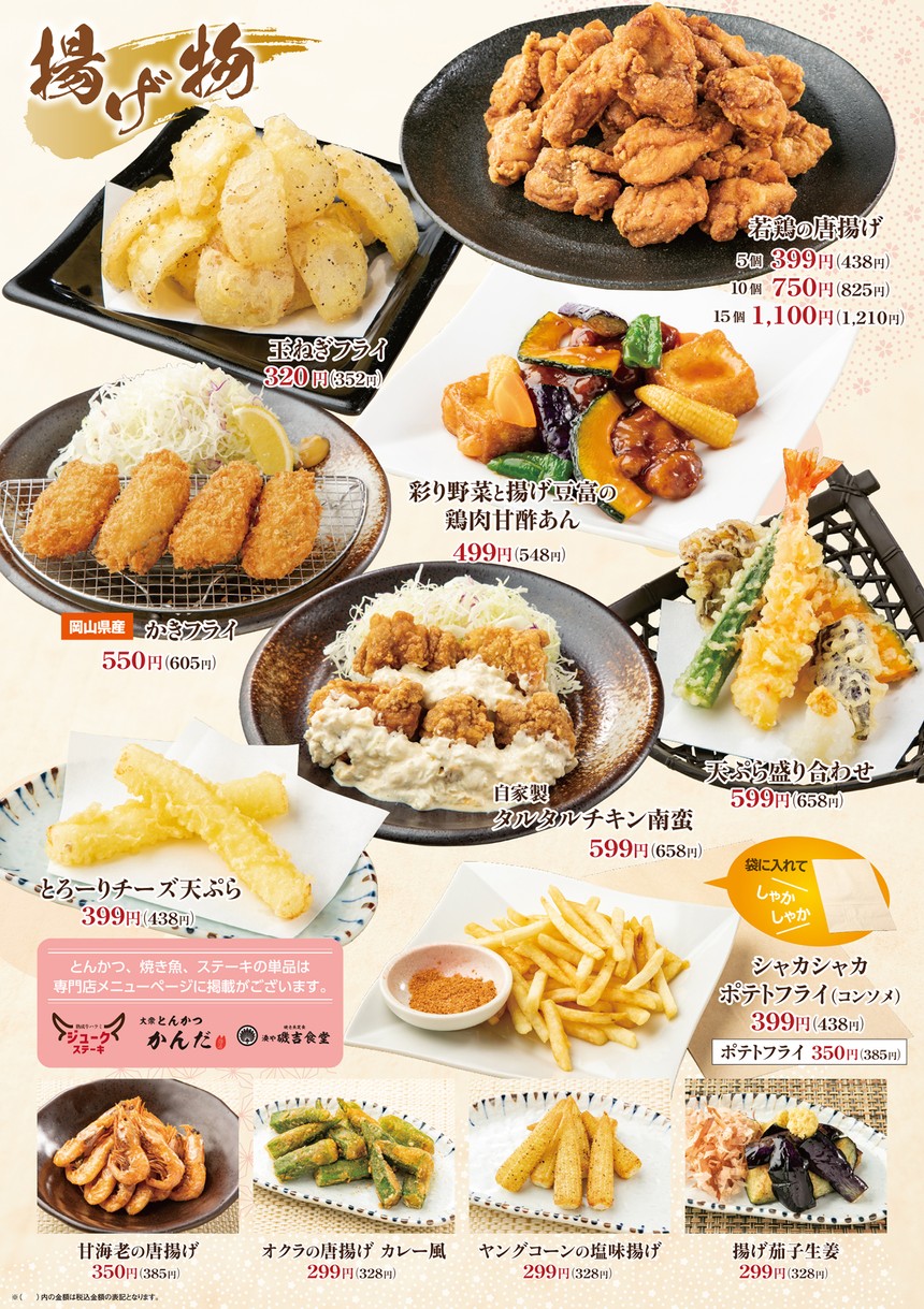 Japanese Restaurant Tengu Shimura Nichome menu 2