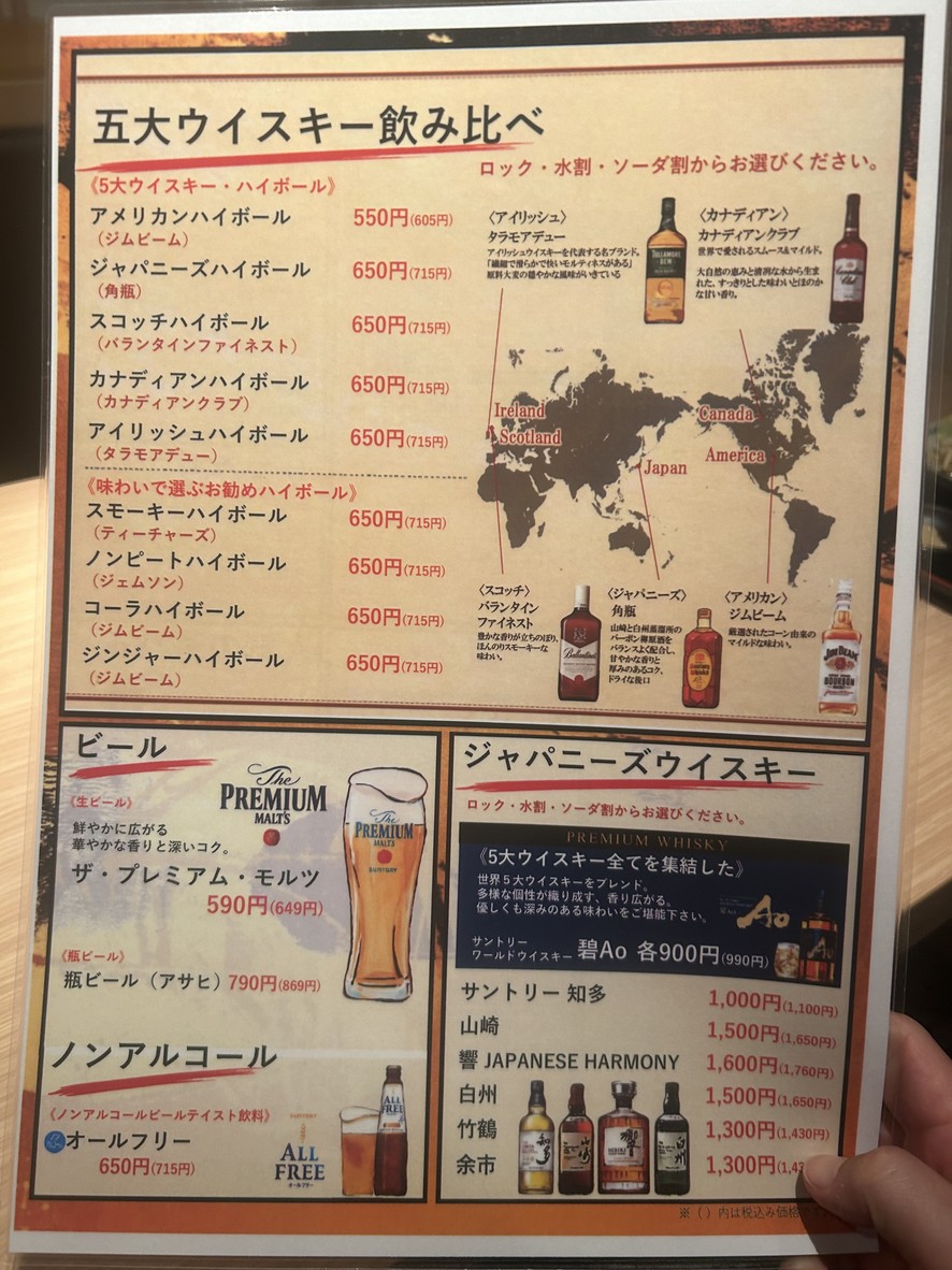 Sato NBF Shinagawa Tower menu 3