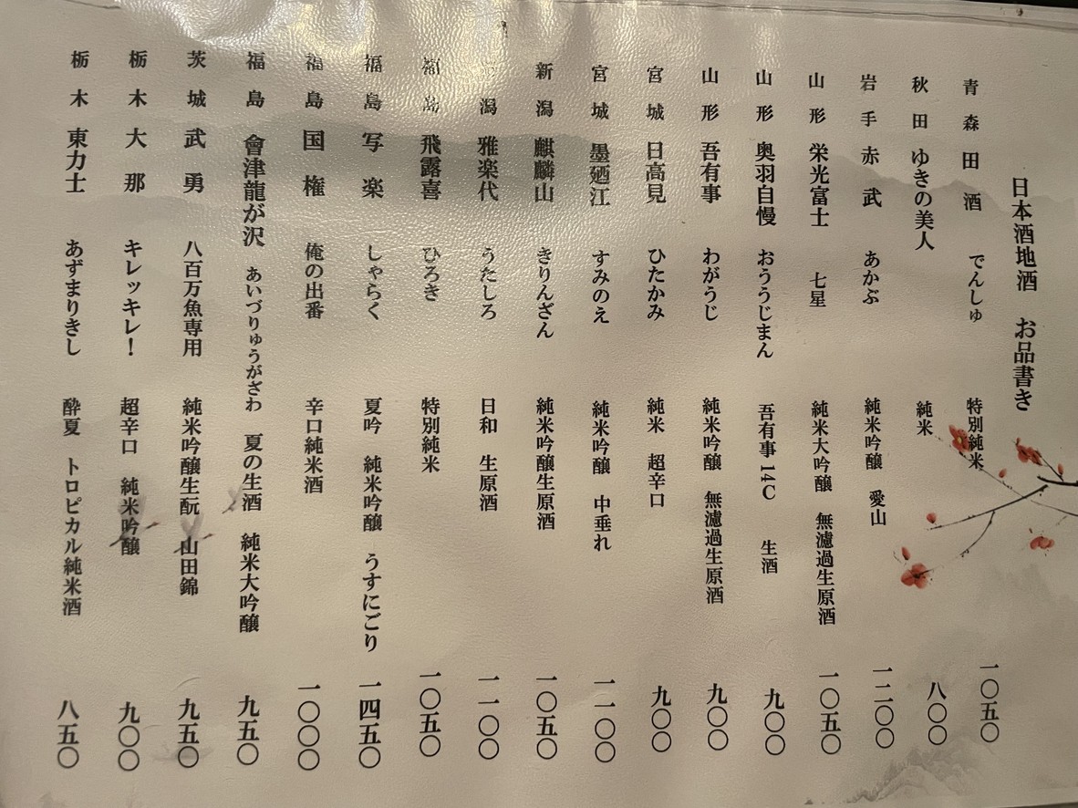 Totoshi menu 1