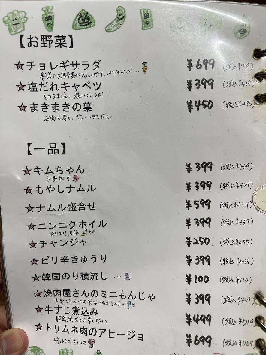 Wabi Sabi DX. menu 5