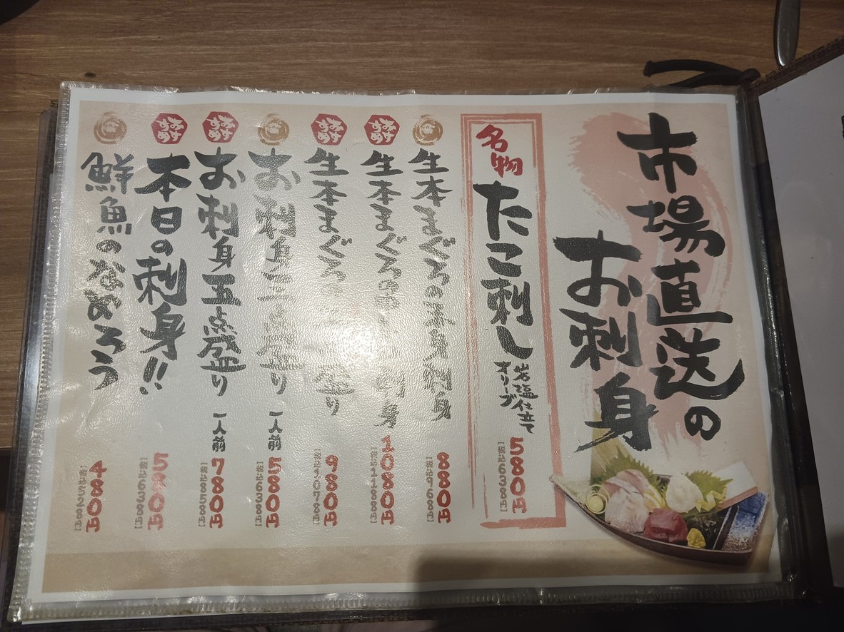 Takeshi – Oden y Bar de Sake Japonés (Sucursal Kachidoki) menu 1
