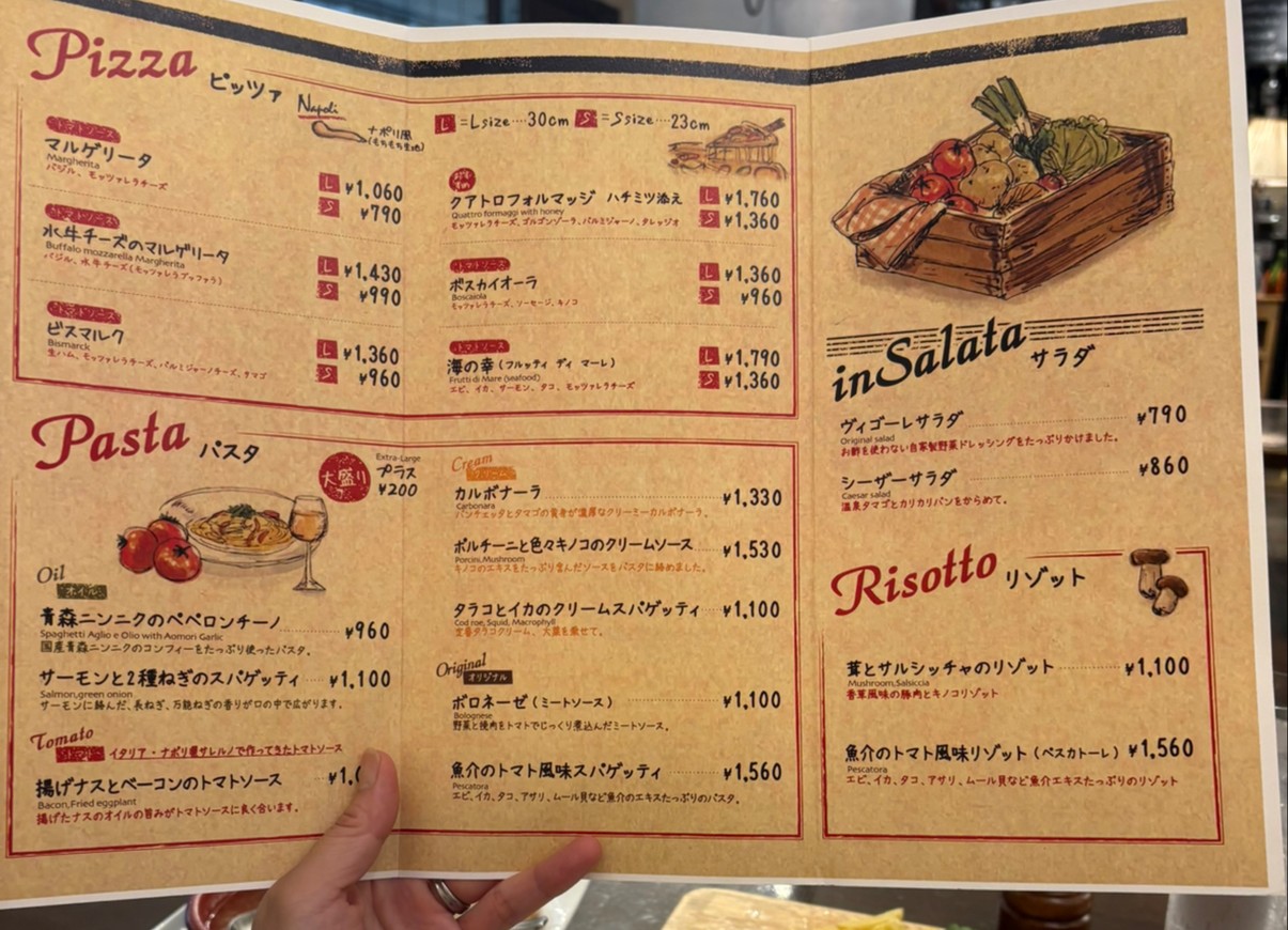 Il Vigore Grande menu 2