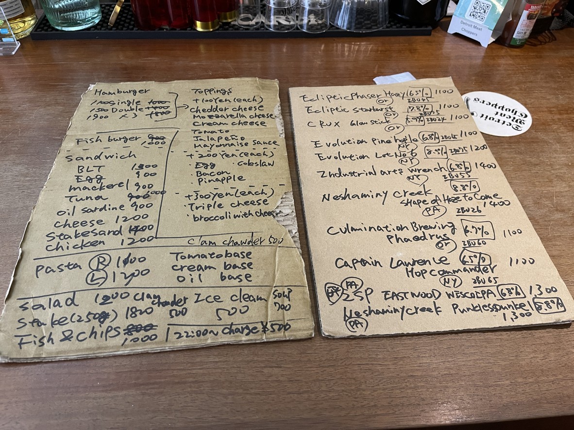 Detroit Meat Choppers menu 2