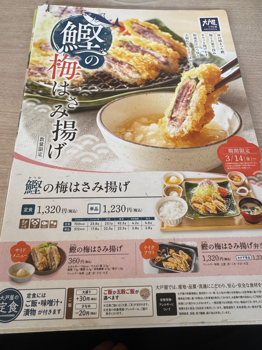 Ootoya menu 2