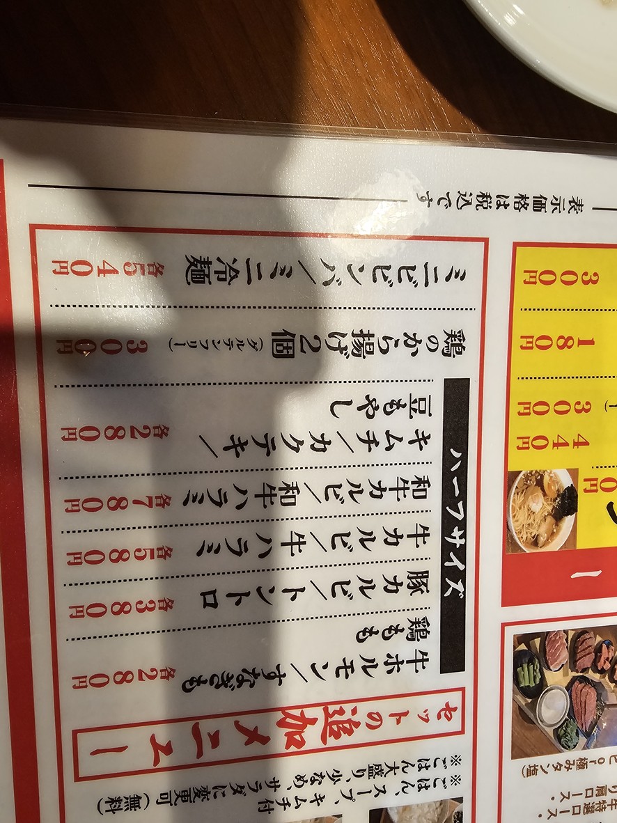 Fukagawa Ichibantei menu 5