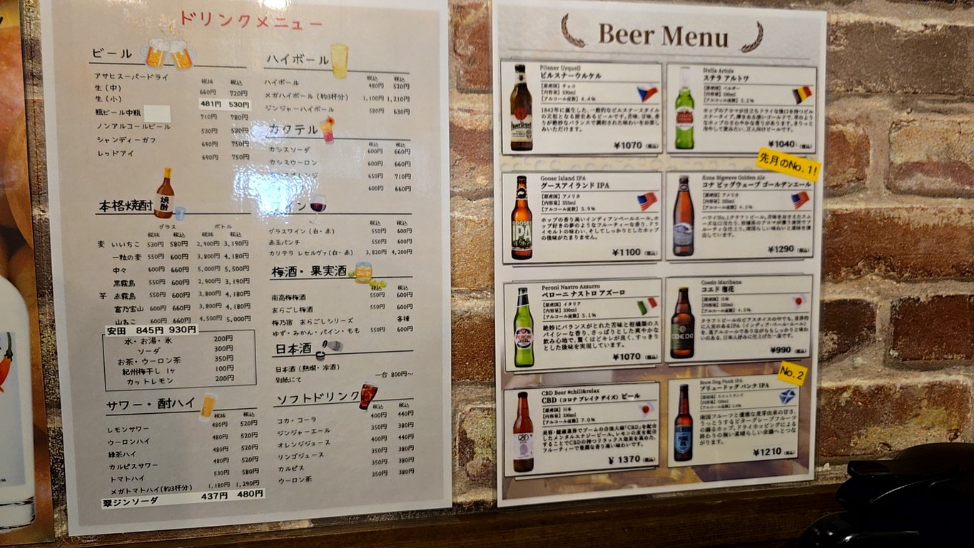VIGOR menu 5