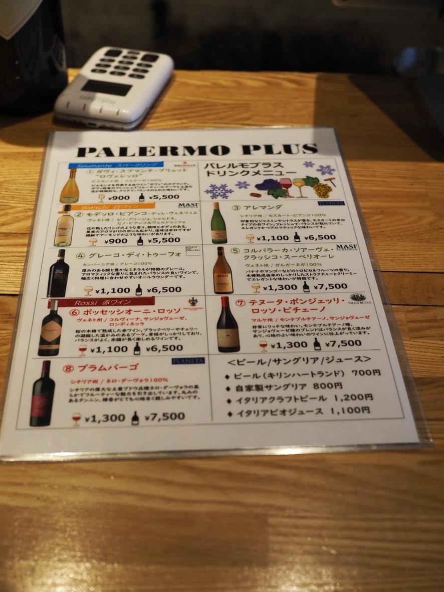 Palermo Plus menu 2