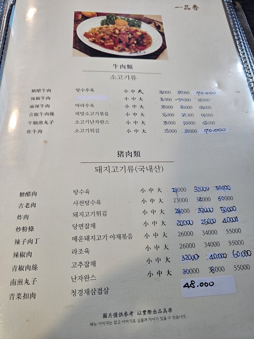 Ilpum Hyang menu 5