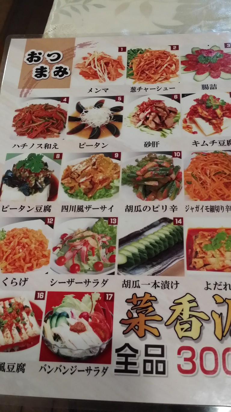 Satsuma menu 1