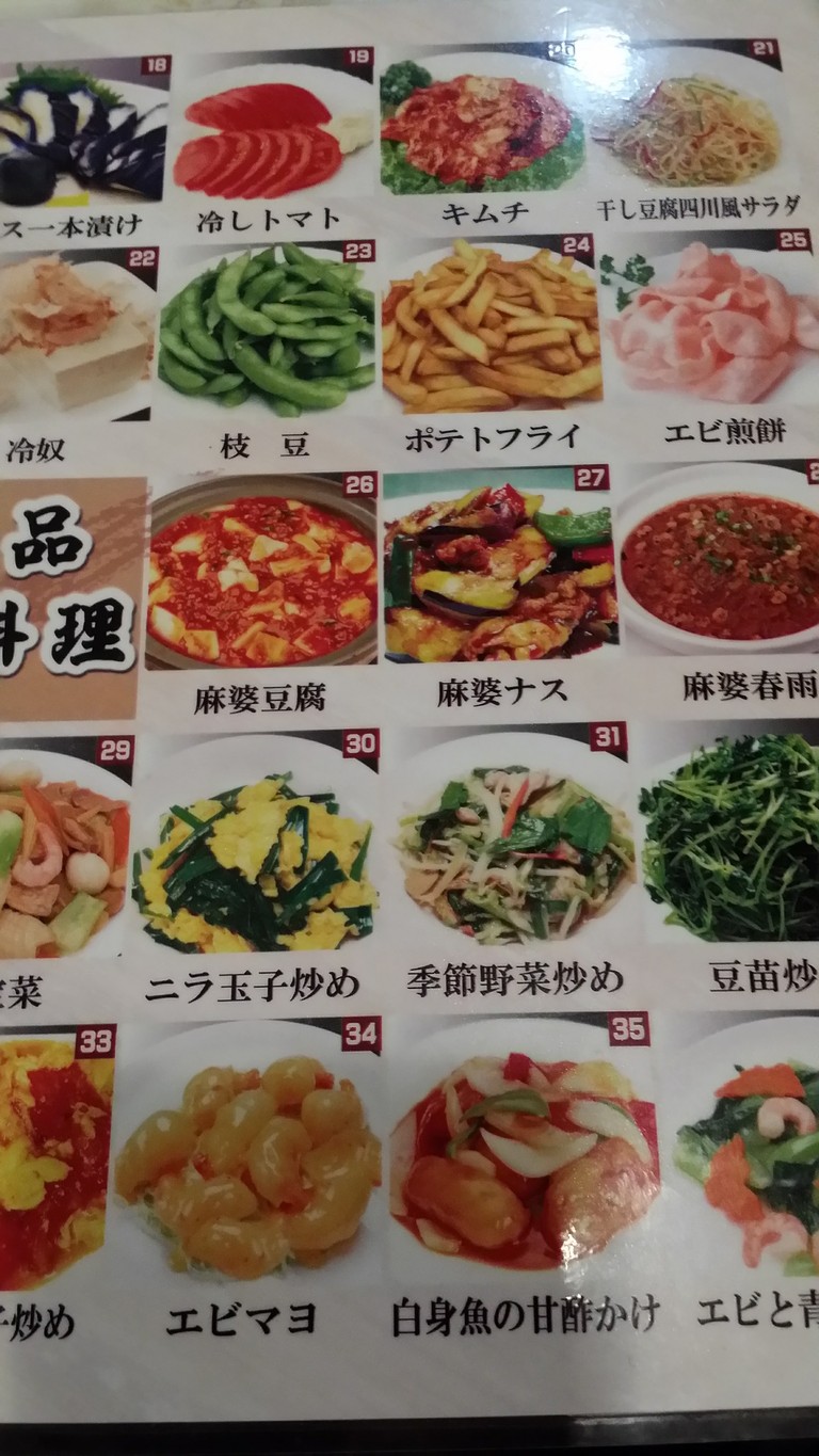 Satsuma menu 2