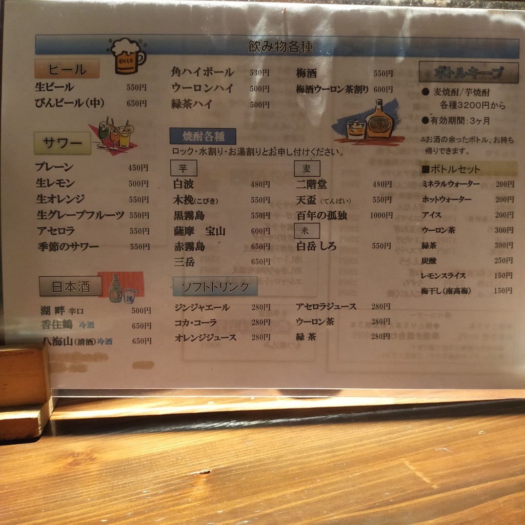 Kodaruma menu 2
