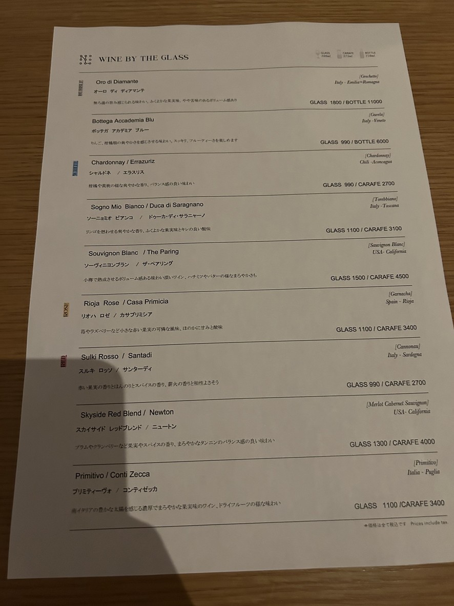 NEW LIGHT menu 5