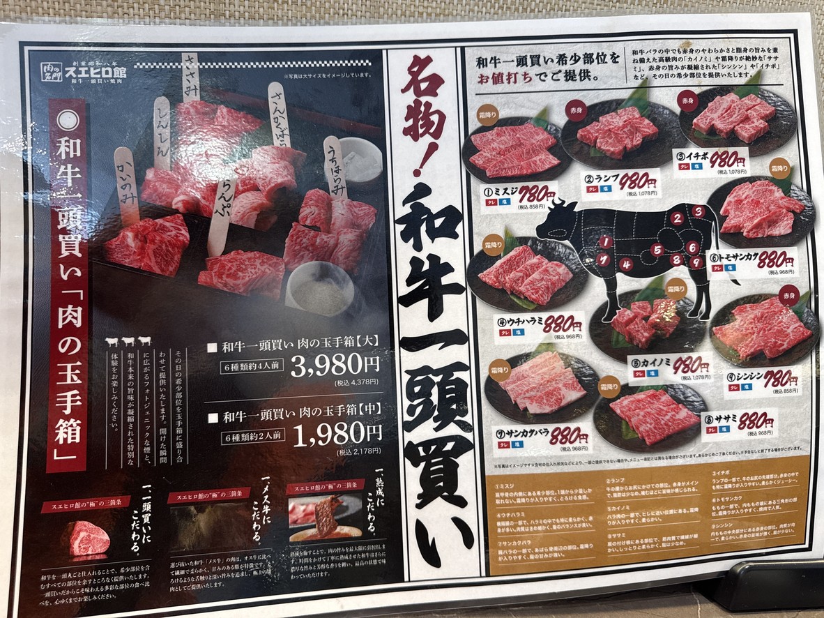 Barbacoa Wagyu "Suehirokan" Kanpachi Seijo menu 2