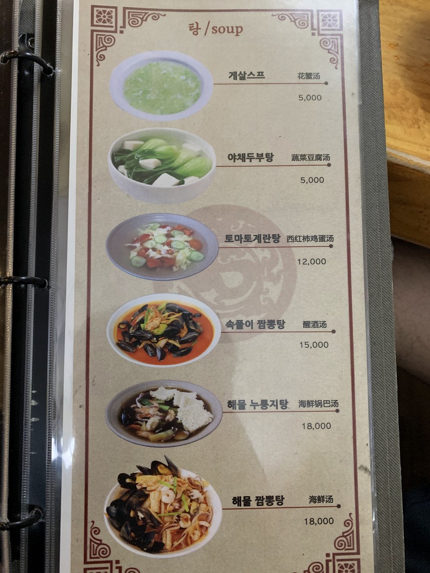 Chinadang menu 7