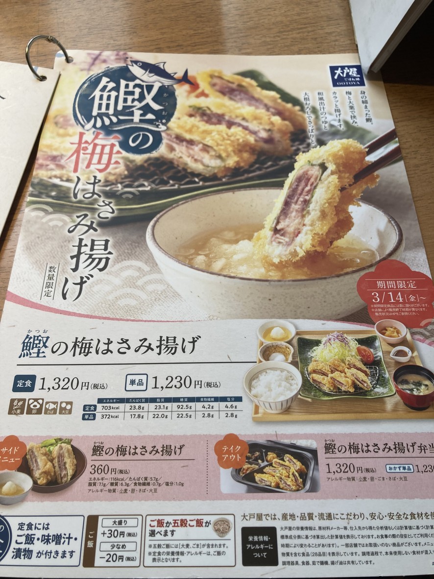 Ootoya menu 5