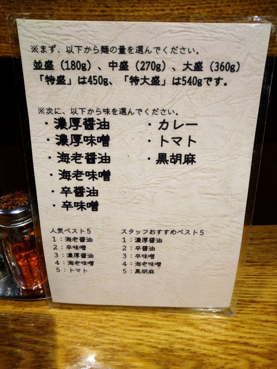 Jimbōchō Kai menu 3