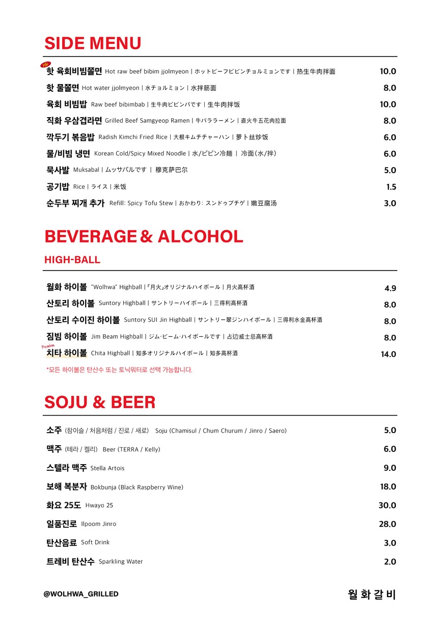Wolhwagalbi menu 3