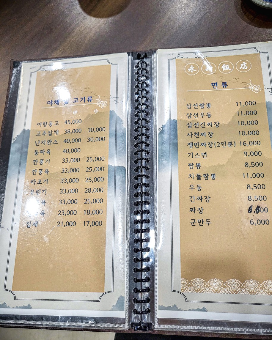 Yeongsin Banjeom menu 5