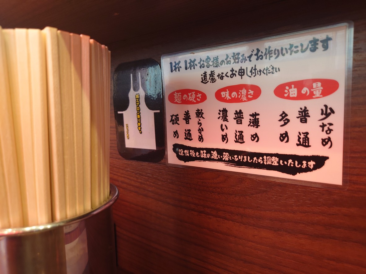 Machida Shoten menu 3