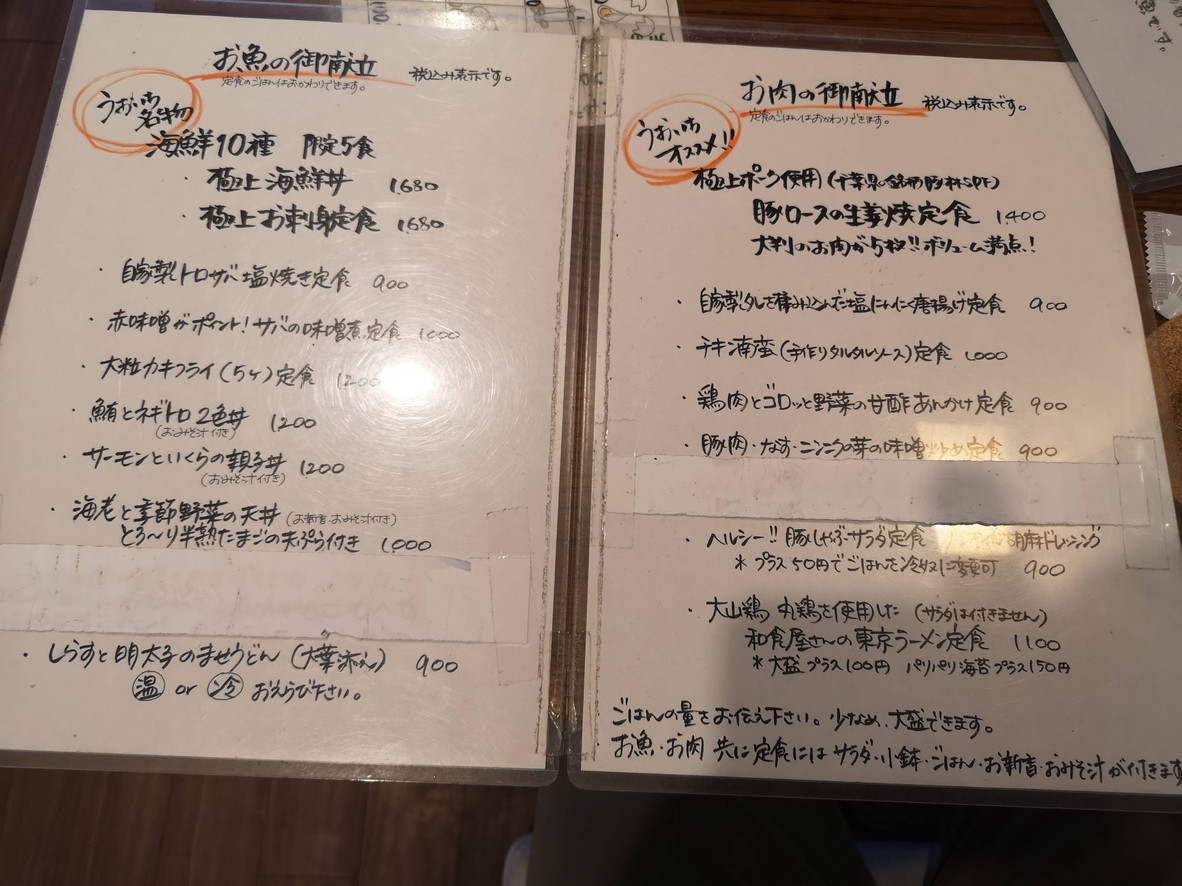 Uo Ichiban menu 2