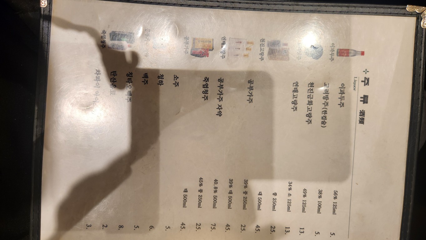 Gawon menu 5