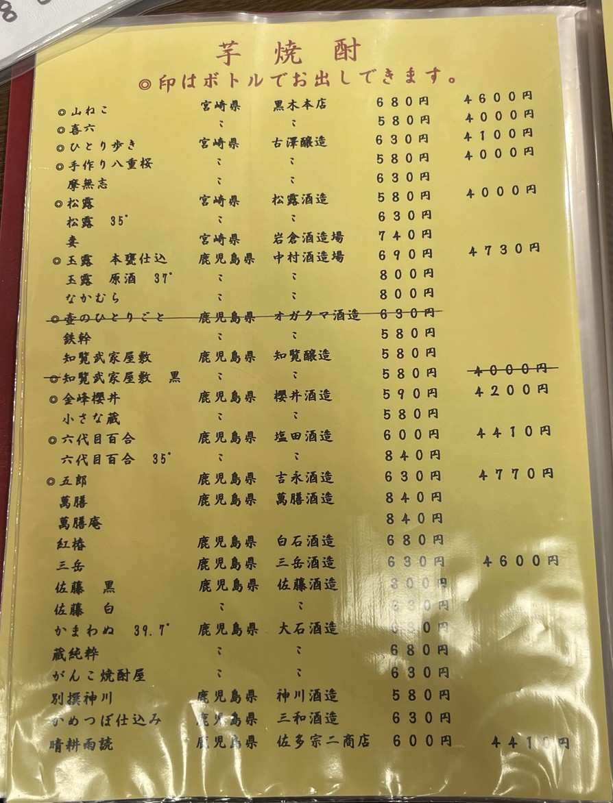 Usagi menu 3