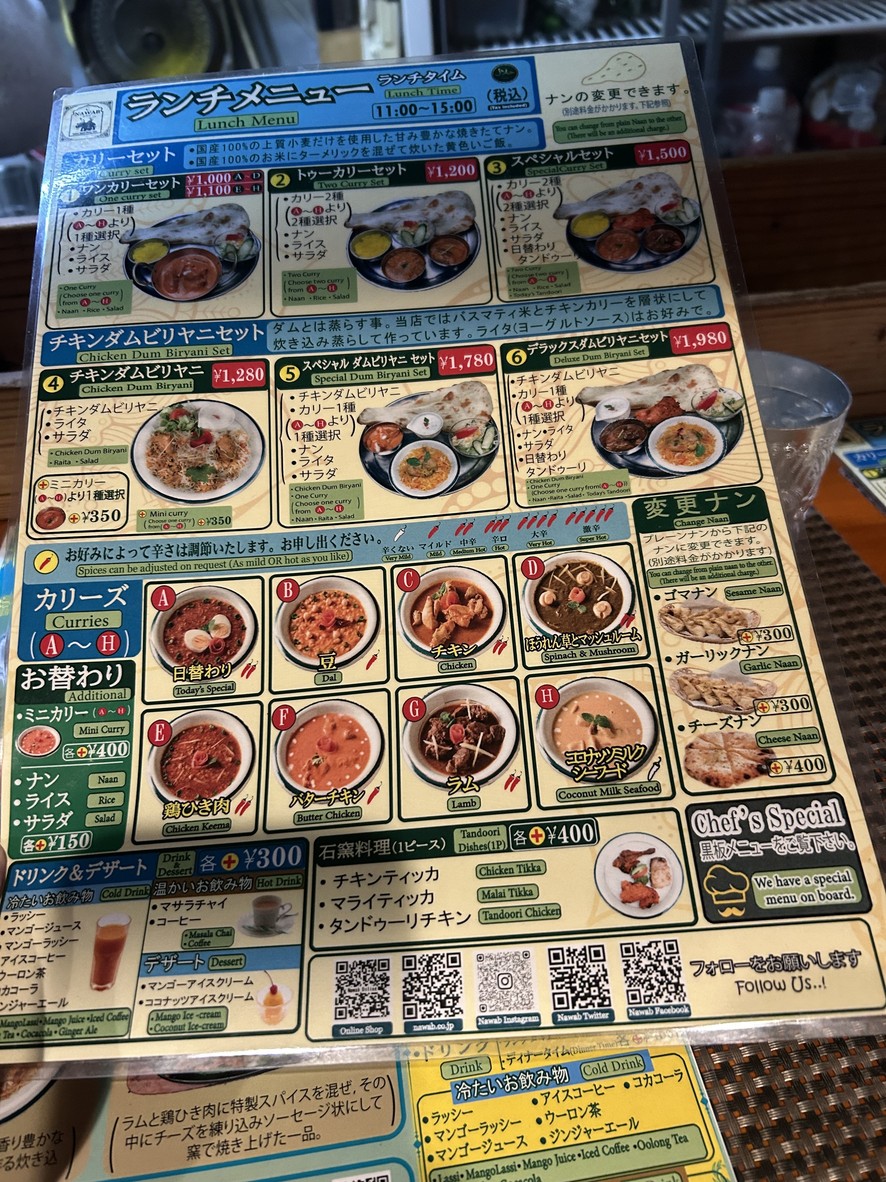 Nawab Biryani House menu 1